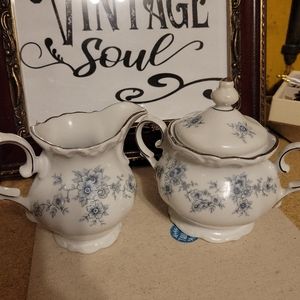 Vintage  Winterling sugar ND creamer bowl set